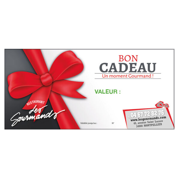 BON CADEAU GOURMAND